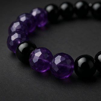 Purple bracelet