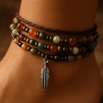 Beaded choker